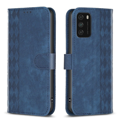 Plaid Embossed Leather Phone Case, For Xiaomi Poco M3 CN Version, For Xiaomi Poco X3 / X3 NFC, For Xiaomi Redmi 9A, For Xiaomi Redmi 9