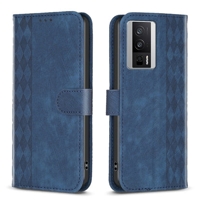 Plaid Embossed Leather Phone Case, For Xiaomi Redmi 12C, For Xiaomi 13 Lite 5G / Civi 2, For Xiaomi Redmi K60 / K60 Pro, For Xiaomi 13 Pro
