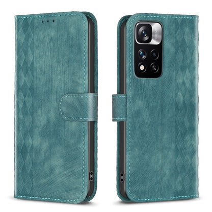Plaid Embossed Leather Phone Case, For Xiaomi 13, For Xiaomi 12T / 12T Pro, For Xiaomi Redmi Note 11 Pro, For Xiaomi 12 Lite