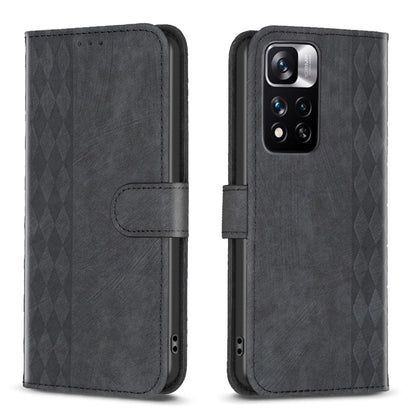 Plaid Embossed Leather Phone Case, For Xiaomi 13, For Xiaomi 12T / 12T Pro, For Xiaomi Redmi Note 11 Pro, For Xiaomi 12 Lite