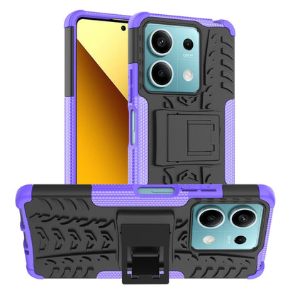 Tire Texture TPU + PC Phone Case with Holder, For Xiaomi Redmi A3 4G, For Xiaomi Redmi Note 13 4G, For Xiaomi Poco C65, For Xiaomi Redmi Note 13 5G Global, For Xiaomi Redmi 13C 4G, For Xiaomi Redmi Note 13 Pro+ 5G, For Xiaomi Redmi Note 13 Pro 5G Globa...
