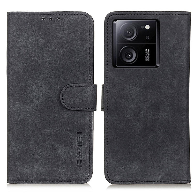 KHAZNEH Retro Texture Flip Leather Phone Case, For Xiaomi Redmi Note 13 5G Global, For Xiaomi Redmi Note 13 Pro+, For Xiaomi Redmi Note 13 Pro, For Xiaomi 13T 5G / Redmi K60 Ultra 5G, For Xiaomi Redmi 12 4G, For Xiaomi Poco F5 Pro/Redmi K60/K60 Pro