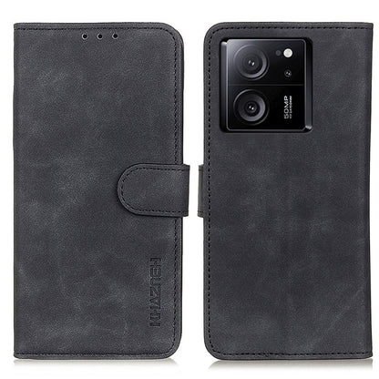 KHAZNEH Retro Texture Flip Leather Phone Case, For Xiaomi Redmi Note 13 5G Global, For Xiaomi Redmi Note 13 Pro+, For Xiaomi Redmi Note 13 Pro, For Xiaomi 13T 5G / Redmi K60 Ultra 5G, For Xiaomi Redmi 12 4G, For Xiaomi Poco F5 Pro/Redmi K60/K60 Pro