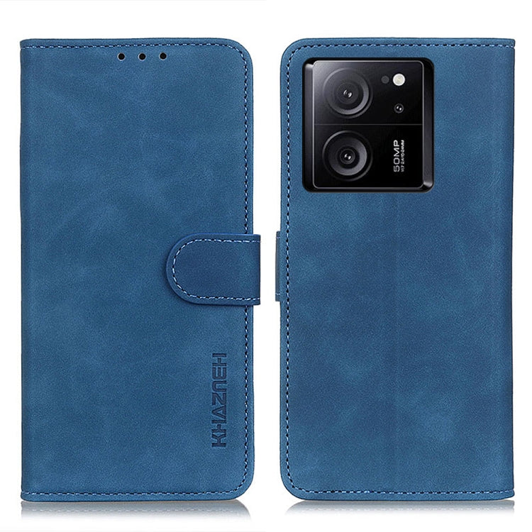 KHAZNEH Retro Texture Flip Leather Phone Case, For Xiaomi Redmi Note 13 5G Global, For Xiaomi Redmi Note 13 Pro+, For Xiaomi Redmi Note 13 Pro, For Xiaomi 13T 5G / Redmi K60 Ultra 5G, For Xiaomi Redmi 12 4G, For Xiaomi Poco F5 Pro/Redmi K60/K60 Pro