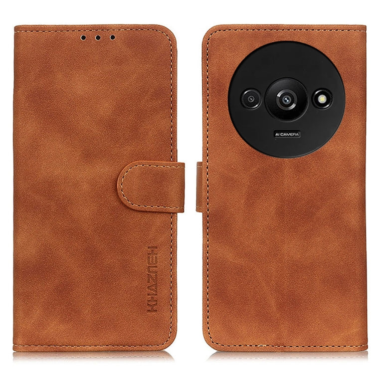 KHAZNEH Retro Texture Flip Leather Phone Case, For Xiaomi Poco F6 / Redmi Turbo 3, For Xiaomi Poco F6 Pro, For Xiaomi Redmi K70 5G / K70 Pro 5G, For Xiaomi Redmi Note 13 Pro 4G/Poco M6 Pro 4G, For Xiaomi Redmi A3, For Xiaomi Redmi 13C