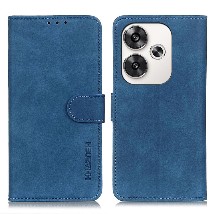 KHAZNEH Retro Texture Flip Leather Phone Case, For Xiaomi Poco F6 / Redmi Turbo 3, For Xiaomi Poco F6 Pro, For Xiaomi Redmi K70 5G / K70 Pro 5G, For Xiaomi Redmi Note 13 Pro 4G/Poco M6 Pro 4G, For Xiaomi Redmi A3, For Xiaomi Redmi 13C