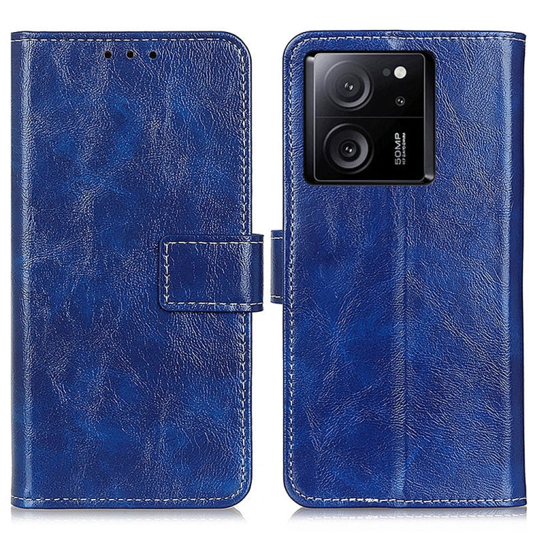 Retro Crazy Horse Texture Leather Phone Case, For Xiaomi Redmi Note 13 5G Global, For Xiaomi Redmi Note 13 Pro+, For Xiaomi 13T 5G / Redmi K60 Ultra 5G, For Xiaomi Redmi 12 4G, For Xiaomi Poco F5 Pro/Redmi K60/K60 Pro