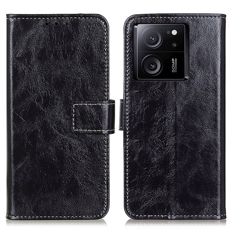 Retro Crazy Horse Texture Leather Phone Case, For Xiaomi Redmi Note 13 5G Global, For Xiaomi Redmi Note 13 Pro+, For Xiaomi 13T 5G / Redmi K60 Ultra 5G, For Xiaomi Redmi 12 4G, For Xiaomi Poco F5 Pro/Redmi K60/K60 Pro