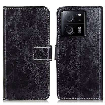 Retro Crazy Horse Texture Leather Phone Case, For Xiaomi Redmi Note 13 5G Global, For Xiaomi Redmi Note 13 Pro+, For Xiaomi 13T 5G / Redmi K60 Ultra 5G, For Xiaomi Redmi 12 4G, For Xiaomi Poco F5 Pro/Redmi K60/K60 Pro