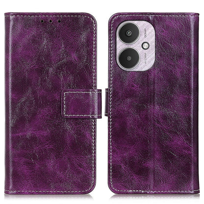 Retro Crazy Horse Texture Leather Phone Case, For Xiaomi Redmi A3, For Xiaomi Redmi 13C, For Xiaomi Redmi Note 13 4G, For Xiaomi Poco X6 Pro 5G/Redmi K70E