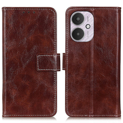 Retro Crazy Horse Texture Leather Phone Case, For Xiaomi Redmi A3, For Xiaomi Redmi 13C, For Xiaomi Redmi Note 13 4G, For Xiaomi Poco X6 Pro 5G/Redmi K70E