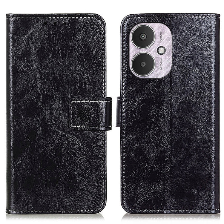 Retro Crazy Horse Texture Leather Phone Case, For Xiaomi Redmi A3, For Xiaomi Redmi 13C, For Xiaomi Redmi Note 13 4G, For Xiaomi Poco X6 Pro 5G/Redmi K70E