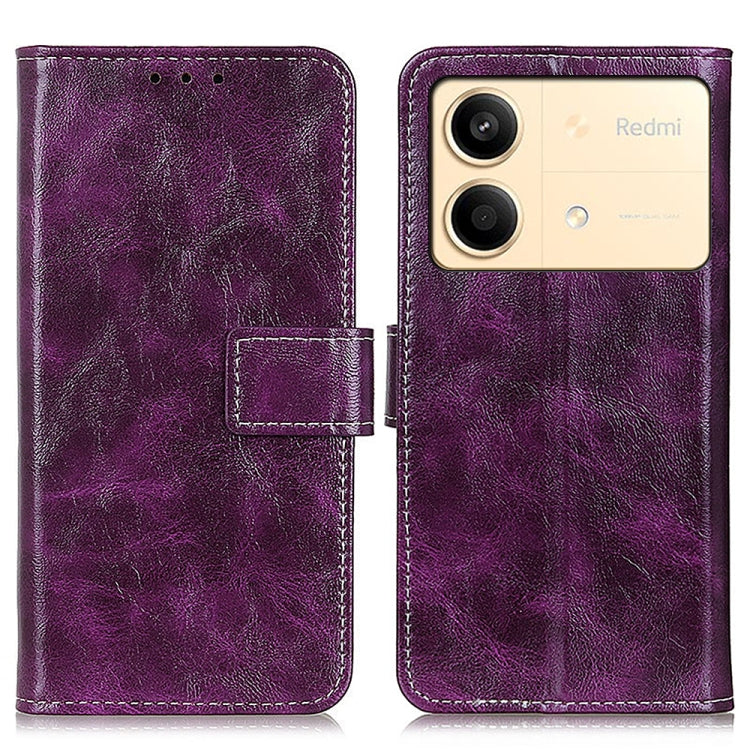 Retro Crazy Horse Texture Leather Phone Case, For Xiaomi Redmi Note 13R Pro, For Xiaomi Redmi Note 13 Pro 5G/Poco X6, For Xiaomi 14 Ultra, For Xiaomi 14 Pro, For Xiaomi 14