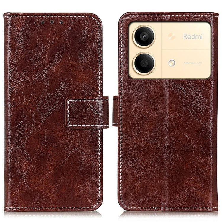 Retro Crazy Horse Texture Leather Phone Case, For Xiaomi Redmi Note 13R Pro, For Xiaomi Redmi Note 13 Pro 5G/Poco X6, For Xiaomi 14 Ultra, For Xiaomi 14 Pro, For Xiaomi 14