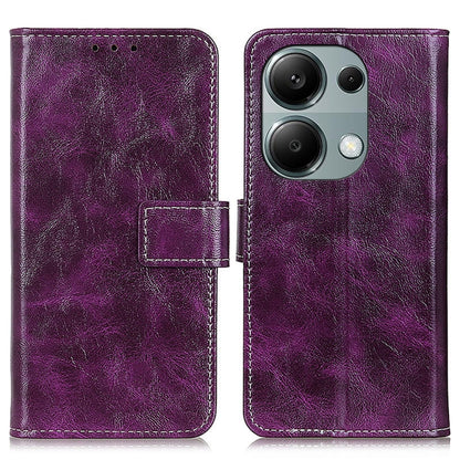 Retro Crazy Horse Texture Leather Phone Case, For Xiaomi Poco F6 / Redmi Turbo 3, For Xiaomi Poco F6 Pro, For Xiaomi Redmi K70 5G / K70 Pro 5G, For Xiaomi Redmi Note 13 Pro 4G/Poco M6 Pro 4G