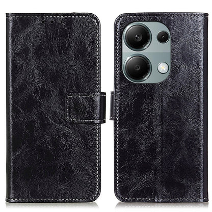 Retro Crazy Horse Texture Leather Phone Case, For Xiaomi Redmi A3, For Xiaomi Redmi 13C, For Xiaomi Redmi Note 13 4G, For Xiaomi Poco X6 Pro 5G/Redmi K70E