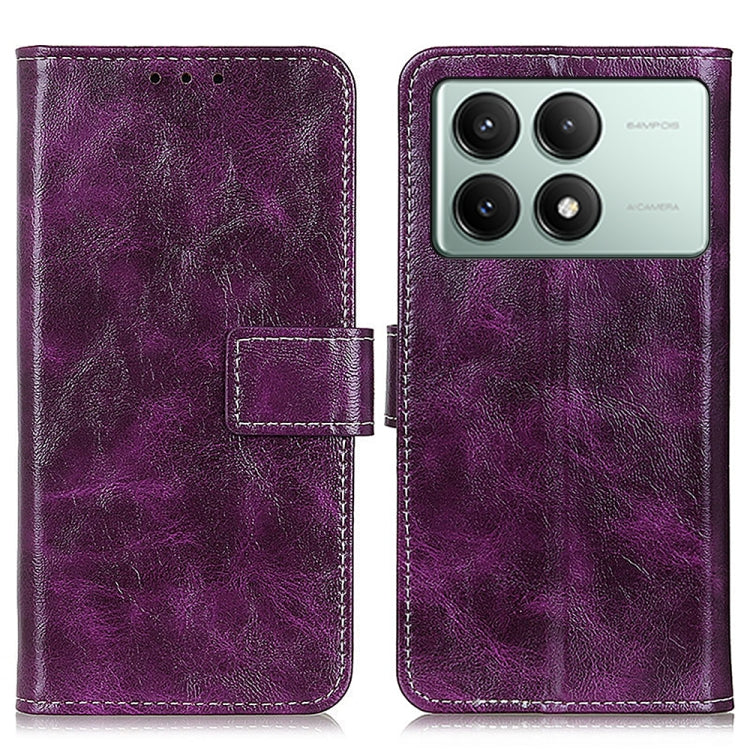 Retro Crazy Horse Texture Leather Phone Case, For Xiaomi Redmi A3, For Xiaomi Redmi 13C, For Xiaomi Redmi Note 13 4G, For Xiaomi Poco X6 Pro 5G/Redmi K70E