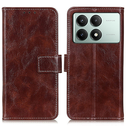 Retro Crazy Horse Texture Leather Phone Case, For Xiaomi Redmi A3, For Xiaomi Redmi 13C, For Xiaomi Redmi Note 13 4G, For Xiaomi Poco X6 Pro 5G/Redmi K70E