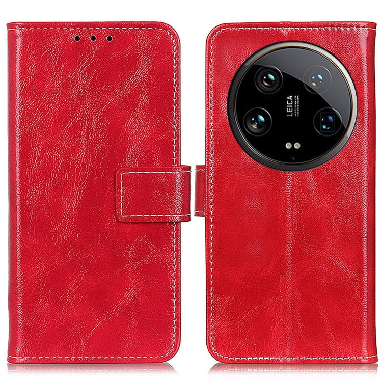 Retro Crazy Horse Texture Leather Phone Case, For Xiaomi Redmi Note 13R Pro, For Xiaomi Redmi Note 13 Pro 5G/Poco X6, For Xiaomi 14 Ultra, For Xiaomi 14 Pro, For Xiaomi 14