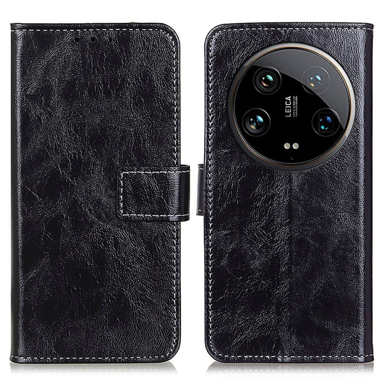Retro Crazy Horse Texture Leather Phone Case, For Xiaomi Redmi Note 13R Pro, For Xiaomi Redmi Note 13 Pro 5G/Poco X6, For Xiaomi 14 Ultra, For Xiaomi 14 Pro, For Xiaomi 14