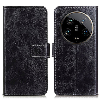 Retro Crazy Horse Texture Leather Phone Case, For Xiaomi Redmi Note 13R Pro, For Xiaomi Redmi Note 13 Pro 5G/Poco X6, For Xiaomi 14 Ultra, For Xiaomi 14 Pro, For Xiaomi 14
