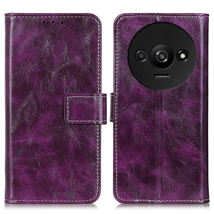 Retro Crazy Horse Texture Leather Phone Case, For Xiaomi Redmi A3, For Xiaomi Redmi 13C, For Xiaomi Redmi Note 13 4G, For Xiaomi Poco X6 Pro 5G/Redmi K70E