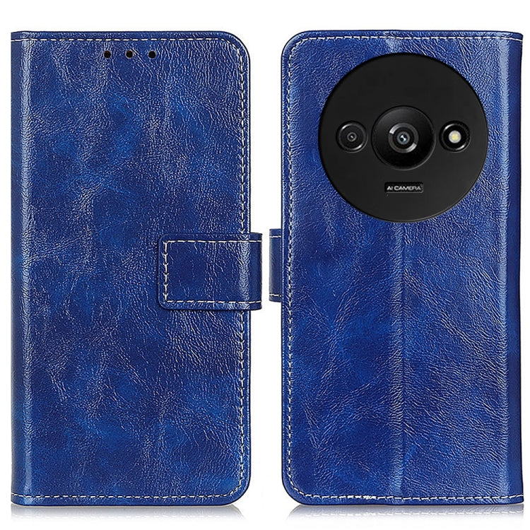 Retro Crazy Horse Texture Leather Phone Case, For Xiaomi Redmi A3, For Xiaomi Redmi 13C, For Xiaomi Redmi Note 13 4G, For Xiaomi Poco X6 Pro 5G/Redmi K70E