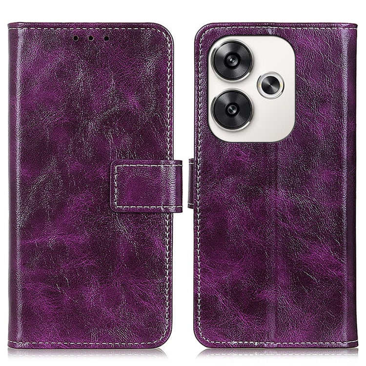 Retro Crazy Horse Texture Leather Phone Case, For Xiaomi Poco F6 / Redmi Turbo 3, For Xiaomi Poco F6 Pro, For Xiaomi Redmi K70 5G / K70 Pro 5G, For Xiaomi Redmi Note 13 Pro 4G/Poco M6 Pro 4G