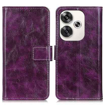 Retro Crazy Horse Texture Leather Phone Case, For Xiaomi Poco F6 / Redmi Turbo 3, For Xiaomi Poco F6 Pro, For Xiaomi Redmi K70 5G / K70 Pro 5G, For Xiaomi Redmi Note 13 Pro 4G/Poco M6 Pro 4G