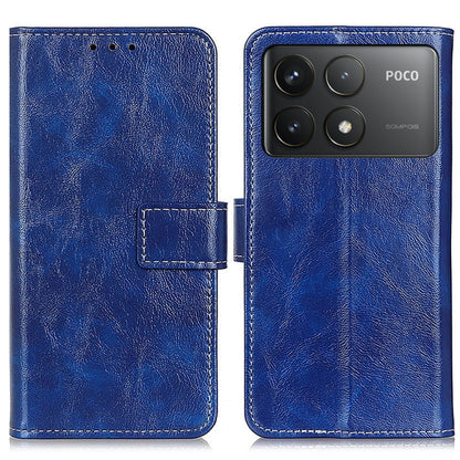 Retro Crazy Horse Texture Leather Phone Case, For Xiaomi Poco F6 / Redmi Turbo 3, For Xiaomi Poco F6 Pro, For Xiaomi Redmi K70 5G / K70 Pro 5G, For Xiaomi Redmi Note 13 Pro 4G/Poco M6 Pro 4G