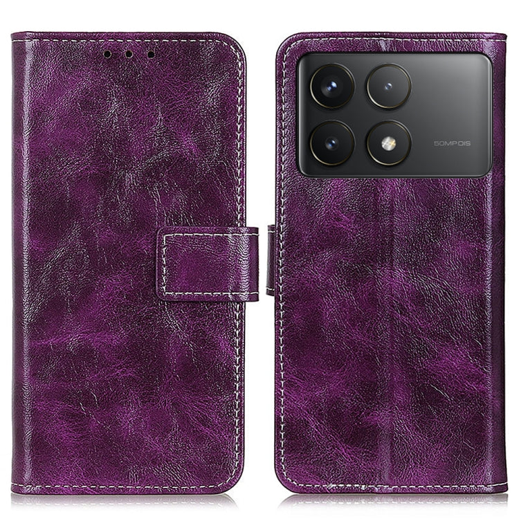 Retro Crazy Horse Texture Leather Phone Case, For Xiaomi Poco F6 / Redmi Turbo 3, For Xiaomi Poco F6 Pro, For Xiaomi Redmi K70 5G / K70 Pro 5G, For Xiaomi Redmi Note 13 Pro 4G/Poco M6 Pro 4G