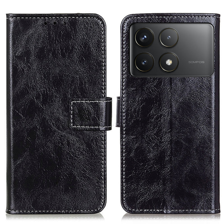 Retro Crazy Horse Texture Leather Phone Case, For Xiaomi Poco F6 / Redmi Turbo 3, For Xiaomi Poco F6 Pro, For Xiaomi Redmi K70 5G / K70 Pro 5G, For Xiaomi Redmi Note 13 Pro 4G/Poco M6 Pro 4G