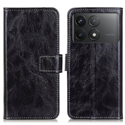 Retro Crazy Horse Texture Leather Phone Case, For Xiaomi Poco F6 / Redmi Turbo 3, For Xiaomi Poco F6 Pro, For Xiaomi Redmi K70 5G / K70 Pro 5G, For Xiaomi Redmi Note 13 Pro 4G/Poco M6 Pro 4G