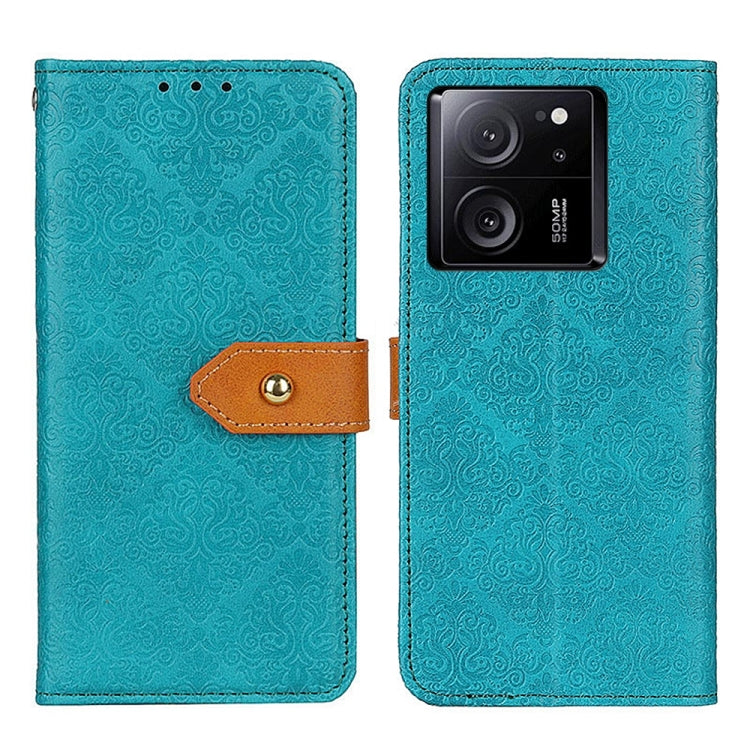 European Floral Embossed Leather Phone Case, For Xiaomi Redmi Note 13R Pro, For Xiaomi Redmi Note 13 Pro/Poco X6, For Xiaomi 14 Ultra, For Xiaomi Redmi Note 13 5G Global, For Xiaomi Redmi Note 13 Pro+, For Xiaomi 13T 5G / Redmi K60 Ultra 5G            ...