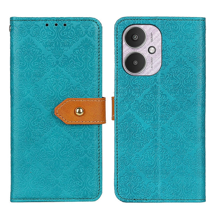 European Floral Embossed Leather Phone Case, For Xiaomi Poco F6 / Redmi Turbo 3, For Xiaomi Poco F6 Pro, For Xiaomi Redmi K70 5G / K70 Pro 5G, For Xiaomi Redmi Note 13 Pro 4G/Poco M6 Pro 4G, For Xiaomi Redmi A3, For Xiaomi Redmi 13C                    ...