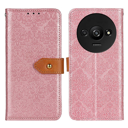 European Floral Embossed Leather Phone Case, For Xiaomi Poco F6 / Redmi Turbo 3, For Xiaomi Poco F6 Pro, For Xiaomi Redmi K70 5G / K70 Pro 5G, For Xiaomi Redmi Note 13 Pro 4G/Poco M6 Pro 4G, For Xiaomi Redmi A3, For Xiaomi Redmi 13C                    ...