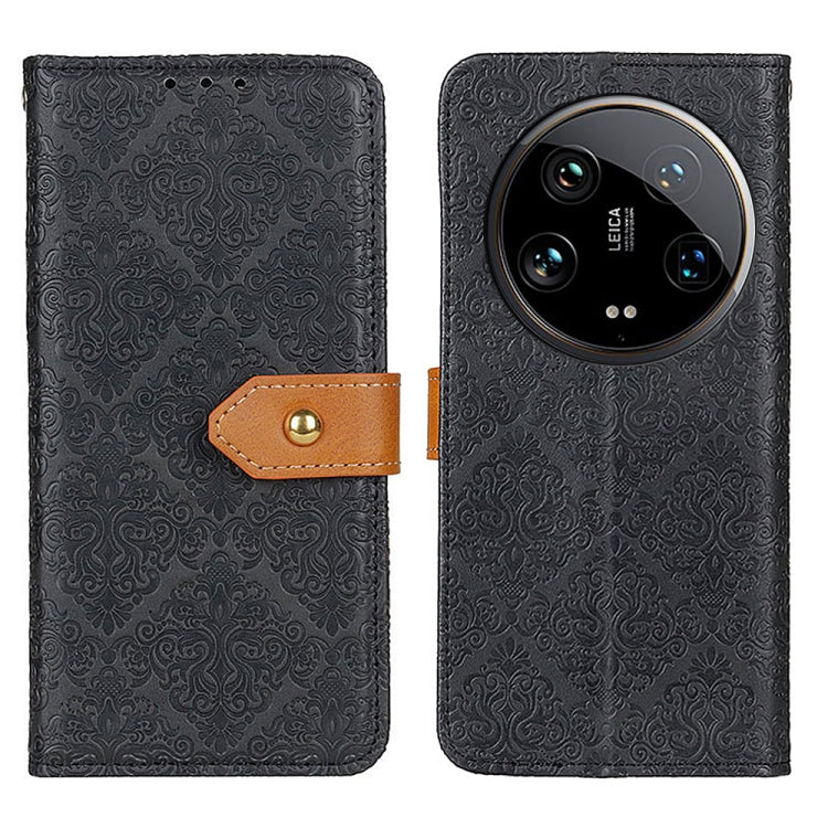 European Floral Embossed Leather Phone Case, For Xiaomi Redmi Note 13R Pro, For Xiaomi Redmi Note 13 Pro/Poco X6, For Xiaomi 14 Ultra, For Xiaomi Redmi Note 13 5G Global, For Xiaomi Redmi Note 13 Pro+, For Xiaomi 13T 5G / Redmi K60 Ultra 5G            ...
