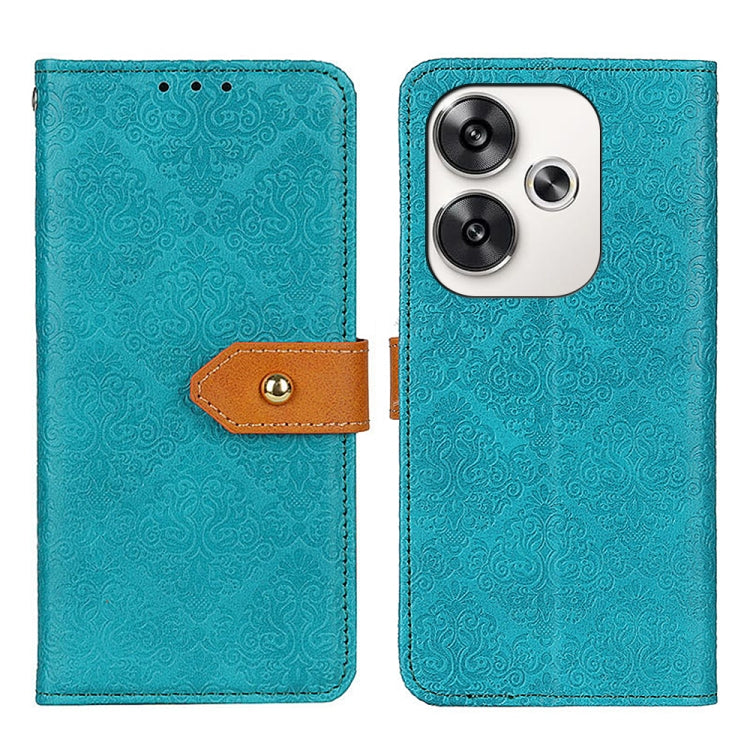 European Floral Embossed Leather Phone Case, For Xiaomi Poco F6 / Redmi Turbo 3, For Xiaomi Poco F6 Pro, For Xiaomi Redmi K70 5G / K70 Pro 5G, For Xiaomi Redmi Note 13 Pro 4G/Poco M6 Pro 4G, For Xiaomi Redmi A3, For Xiaomi Redmi 13C                    ...