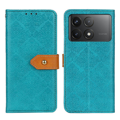 European Floral Embossed Leather Phone Case, For Xiaomi Poco F6 / Redmi Turbo 3, For Xiaomi Poco F6 Pro, For Xiaomi Redmi K70 5G / K70 Pro 5G, For Xiaomi Redmi Note 13 Pro 4G/Poco M6 Pro 4G, For Xiaomi Redmi A3, For Xiaomi Redmi 13C                    ...