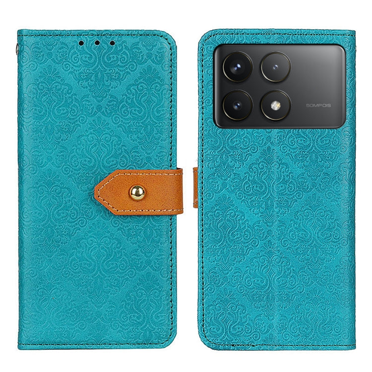 European Floral Embossed Leather Phone Case, For Xiaomi Poco F6 / Redmi Turbo 3, For Xiaomi Poco F6 Pro, For Xiaomi Redmi K70 5G / K70 Pro 5G, For Xiaomi Redmi Note 13 Pro 4G/Poco M6 Pro 4G, For Xiaomi Redmi A3, For Xiaomi Redmi 13C                    ...