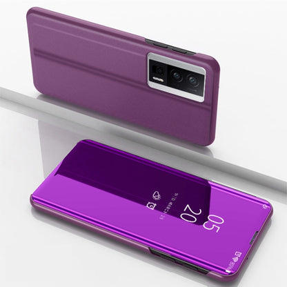 Plated Mirror Kickstand Flip Leather Phone Case, For Xiaomi Poco F5, For Xiaomi Poco F5 Pro