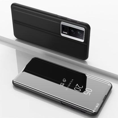 Plated Mirror Kickstand Flip Leather Phone Case, For Xiaomi Poco F5, For Xiaomi Poco F5 Pro