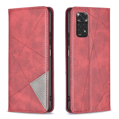 Rhombus Texture Magnetic Leather Phone Case, For Xiaomi Redmi 12 4G, For Xiaomi Poco F5 5G / Redmi Note 12 Turbo, For Xiaomi Redmi Note 12S 4G / Note 11, For Xiaomi Civi 3 5G