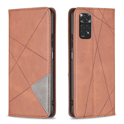 Rhombus Texture Magnetic Leather Phone Case, For Xiaomi Redmi 12 4G, For Xiaomi Poco F5 5G / Redmi Note 12 Turbo, For Xiaomi Redmi Note 12S 4G / Note 11, For Xiaomi Civi 3 5G