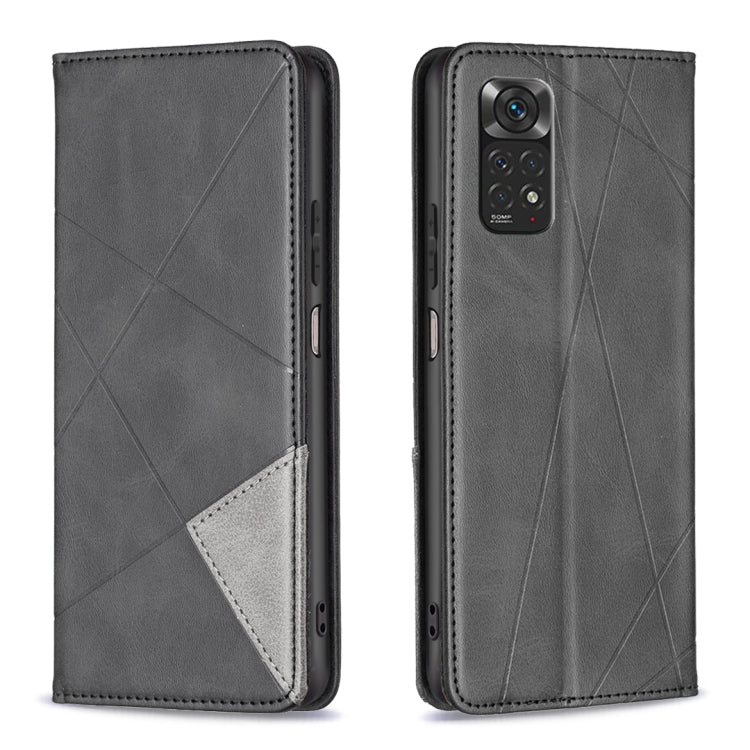 Rhombus Texture Magnetic Leather Phone Case, For Xiaomi Redmi 12 4G, For Xiaomi Poco F5 5G / Redmi Note 12 Turbo, For Xiaomi Redmi Note 12S 4G / Note 11, For Xiaomi Civi 3 5G