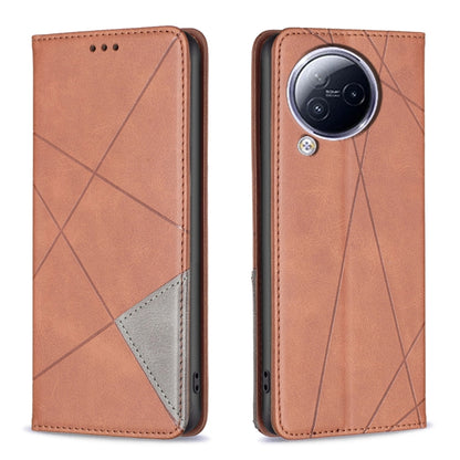 Rhombus Texture Magnetic Leather Phone Case, For Xiaomi Redmi 12 4G, For Xiaomi Poco F5 5G / Redmi Note 12 Turbo, For Xiaomi Redmi Note 12S 4G / Note 11, For Xiaomi Civi 3 5G