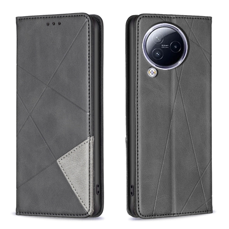 Rhombus Texture Magnetic Leather Phone Case, For Xiaomi Redmi 12 4G, For Xiaomi Poco F5 5G / Redmi Note 12 Turbo, For Xiaomi Redmi Note 12S 4G / Note 11, For Xiaomi Civi 3 5G