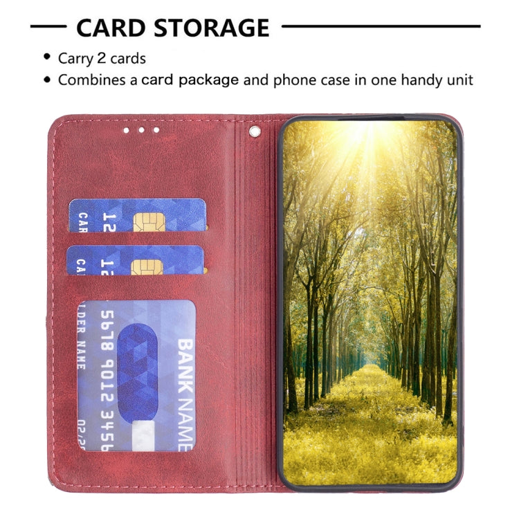 Rhombus Texture Magnetic Leather Phone Case, For Xiaomi Redmi 12 4G, For Xiaomi Poco F5 5G / Redmi Note 12 Turbo, For Xiaomi Redmi Note 12S 4G / Note 11, For Xiaomi Civi 3 5G