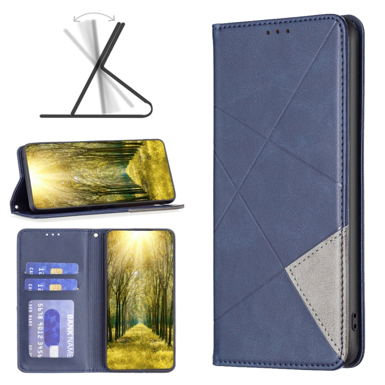 Rhombus Texture Magnetic Leather Phone Case, For Xiaomi Redmi 12 4G, For Xiaomi Poco F5 5G / Redmi Note 12 Turbo, For Xiaomi Redmi Note 12S 4G / Note 11, For Xiaomi Civi 3 5G