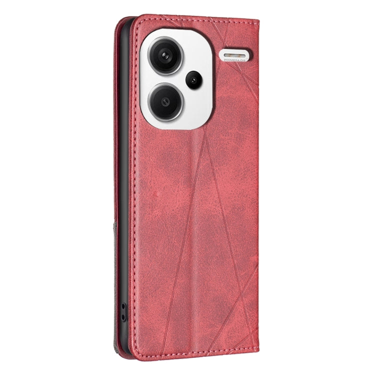 Rhombus Texture Magnetic Leather Phone Case, For Xiaomi Redmi Note 13 Pro+ 5G, For Xiaomi Redmi Note 13 Pro 5G, For Xiaomi 13T / 13T Pro / Redmi K60 Ultra, For Xiaomi Redmi K70 / K70 Pro